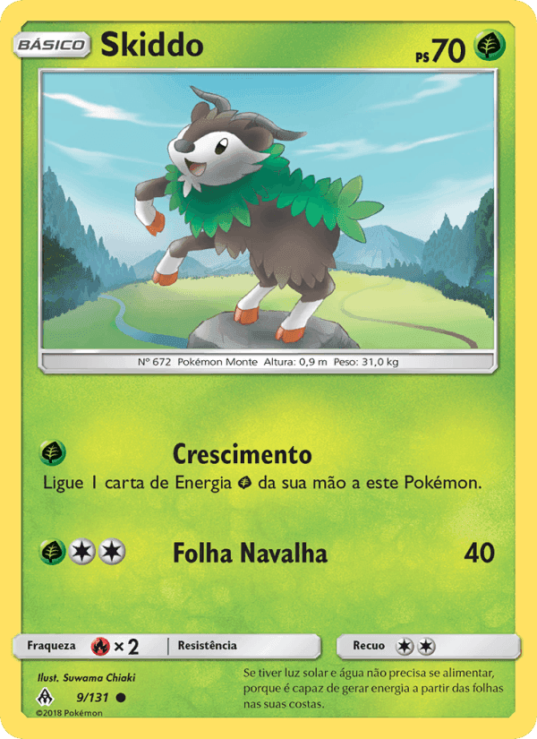 Skiddo, carta 9 di Luz Proibida