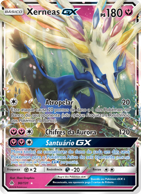Xerneas GX, carta 90 de Luz Proibida
