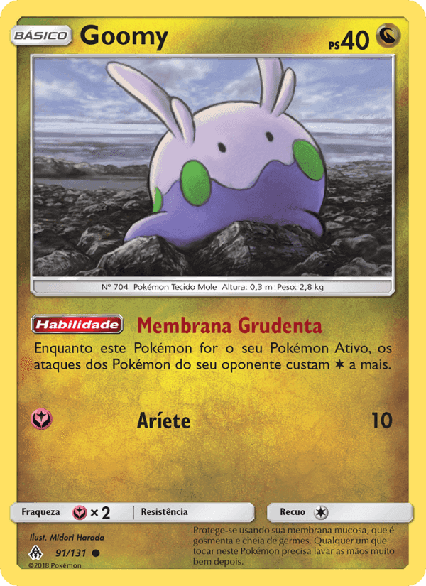 Goomy, card 91 from Luz Proibida