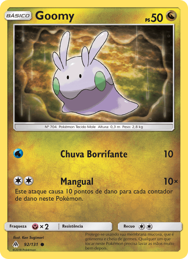 Goomy, carta 92 di Luz Proibida