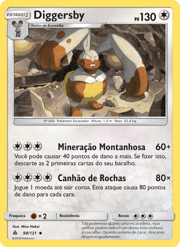 Diggersby, carta 98 de Luz Proibida
