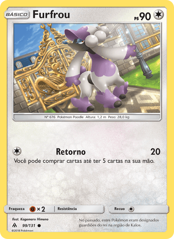 Furfrou, carta 99 de Luz Proibida