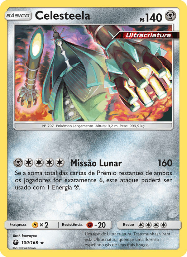 Celesteela, carta 100 de Tempestade Celestial