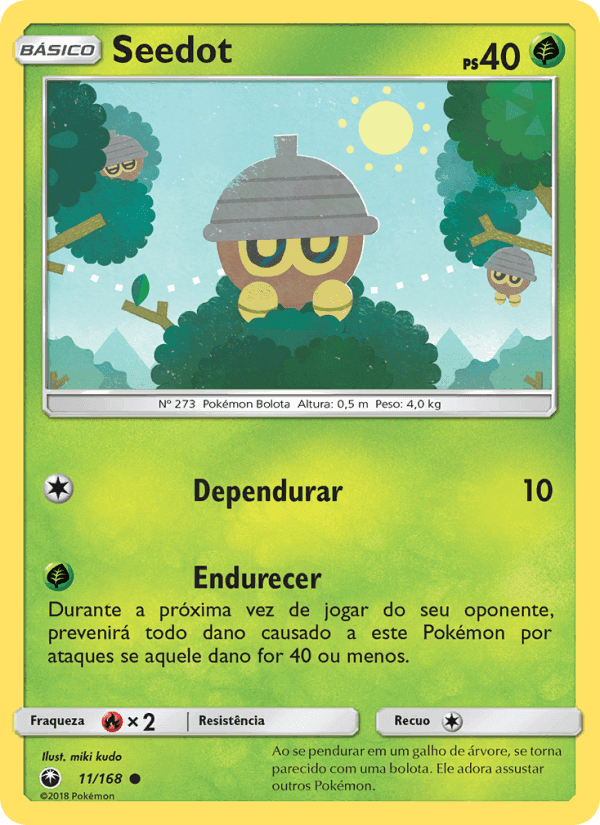 Seedot, carta 11 de Tempestade Celestial