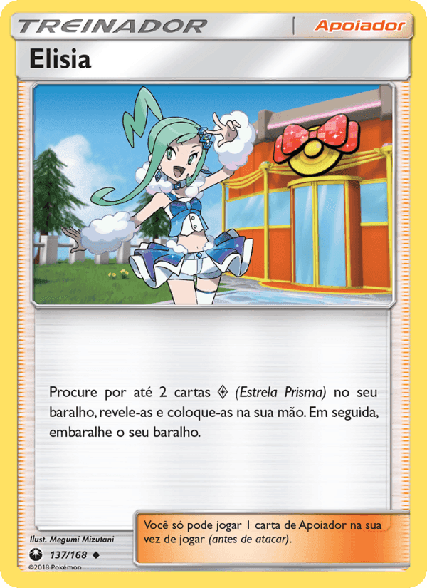 Elisia, card 137 from Tempestade Celestial