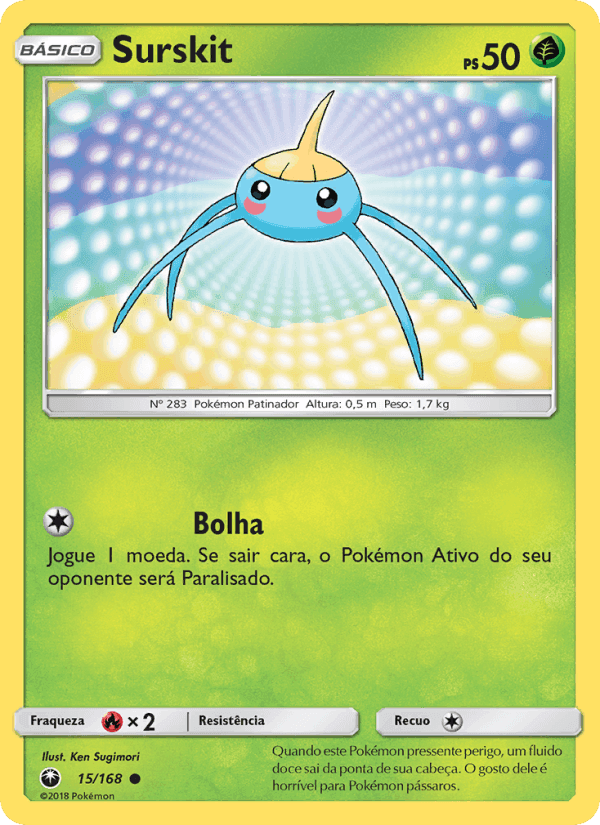 Surskit, carte 15 de Tempestade Celestial