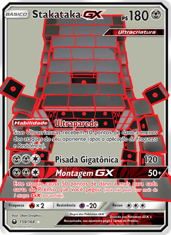 Stakataka GX, carta 159 de Tempestade Celestial