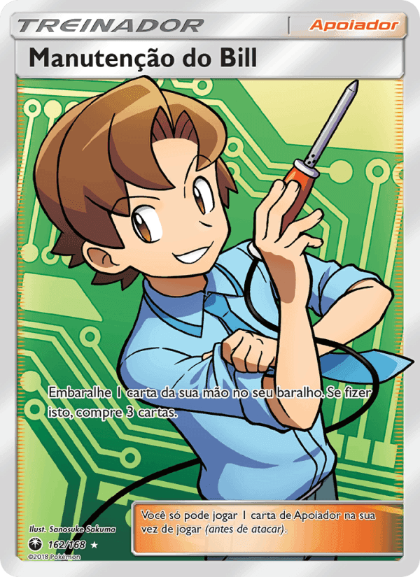 Manutenção do Bill, card 162 from Tempestade Celestial