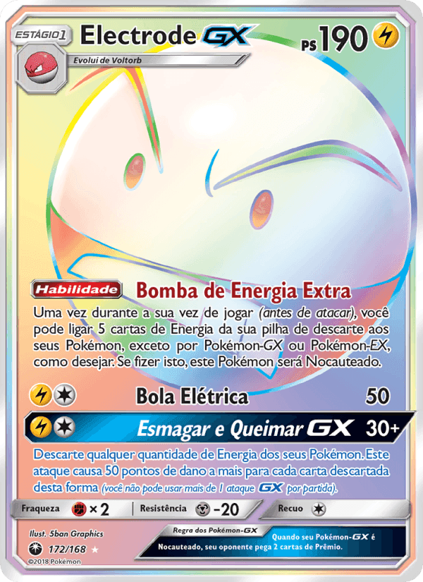 Electrode GX, carta 172 di Tempestade Celestial