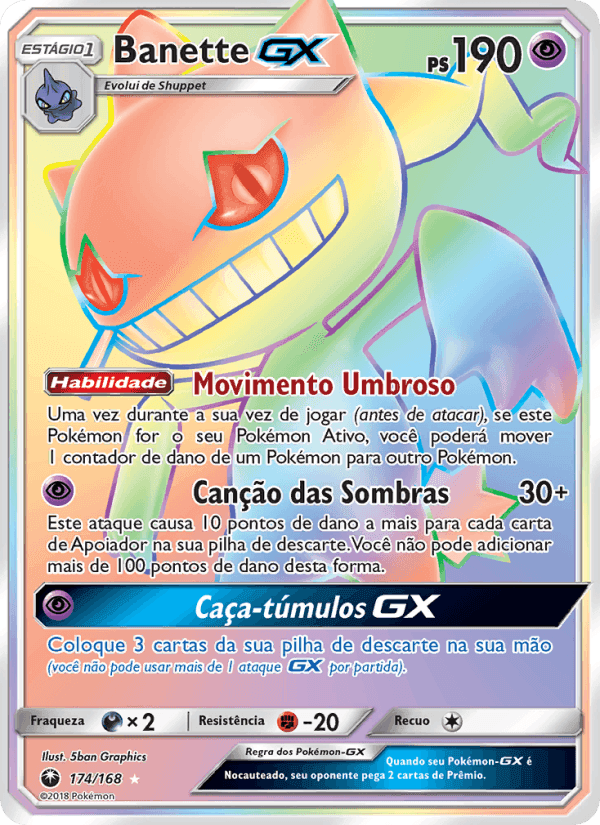 Banette GX, carta 174 de Tempestade Celestial