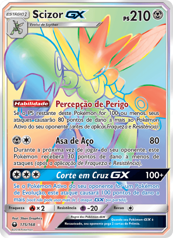 Scizor GX, carta 175 de Tempestade Celestial
