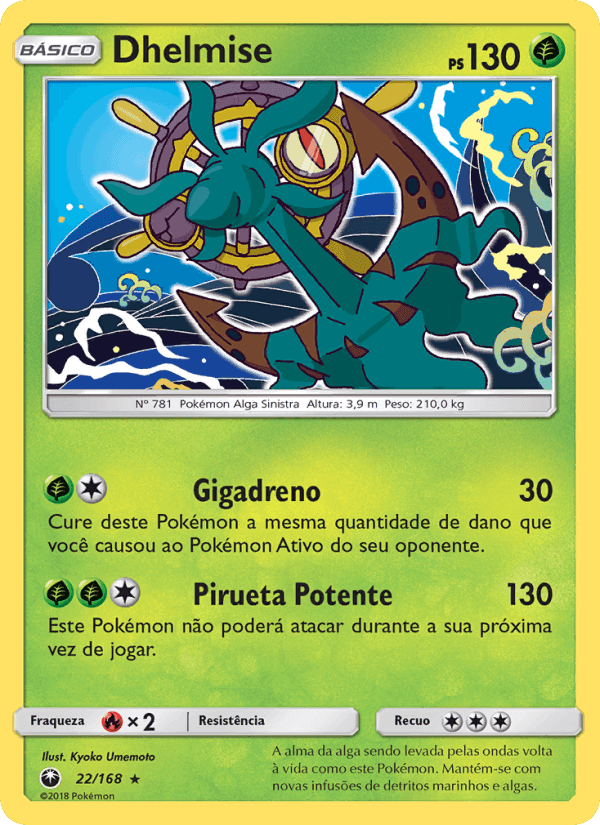 Dhelmise, carta 22 de Tempestade Celestial