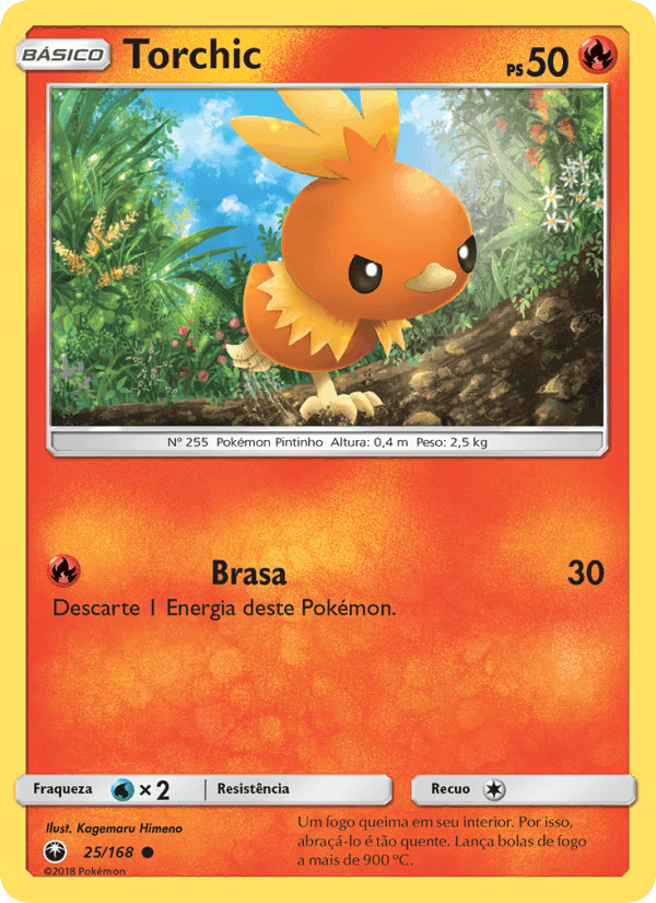 Tempestade Celestial の 25 番、Torchic