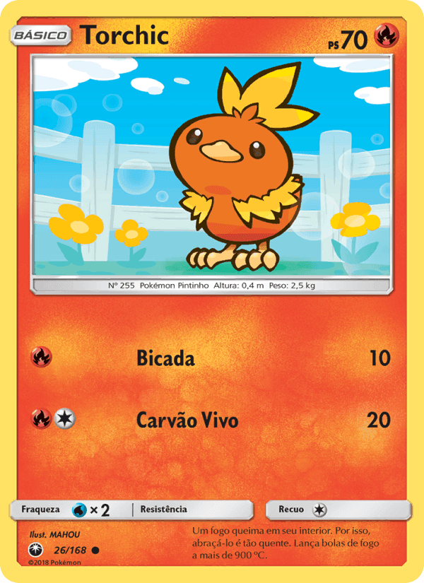Torchic, carta 26 de Tempestade Celestial