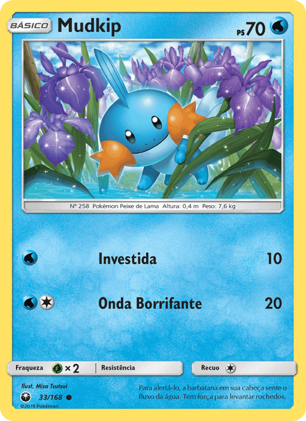 Mudkip, carte 33 de Tempestade Celestial