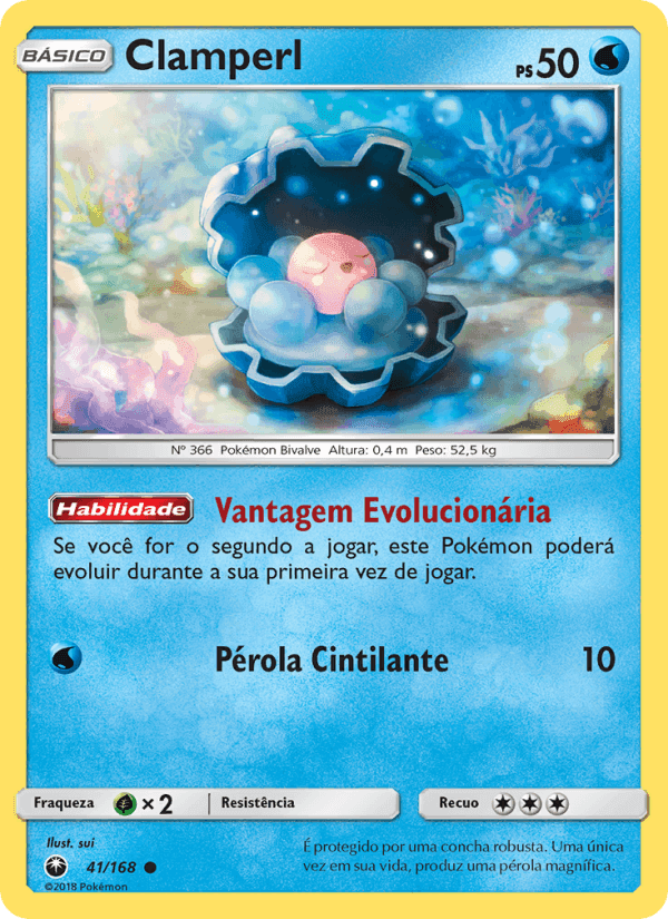 Clamperl, carta 41 de Tempestade Celestial