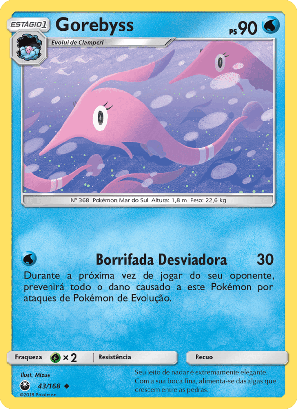 Gorebyss, carta 43 de Tempestade Celestial