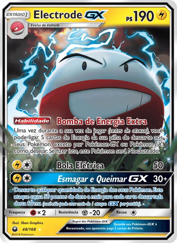 Electrode GX, card 48 from Tempestade Celestial