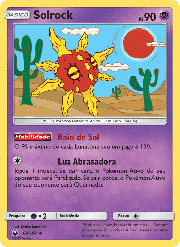 Solrock, carta 62 de Tempestade Celestial
