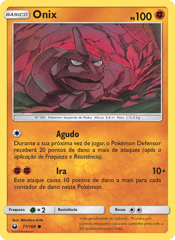 Onix, carta 71 de Tempestade Celestial