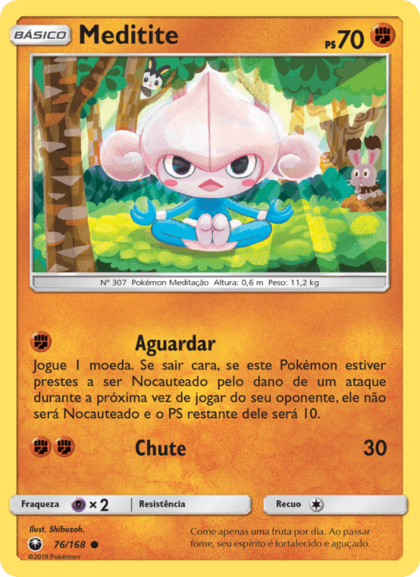 Meditite, carta 76 de Tempestade Celestial