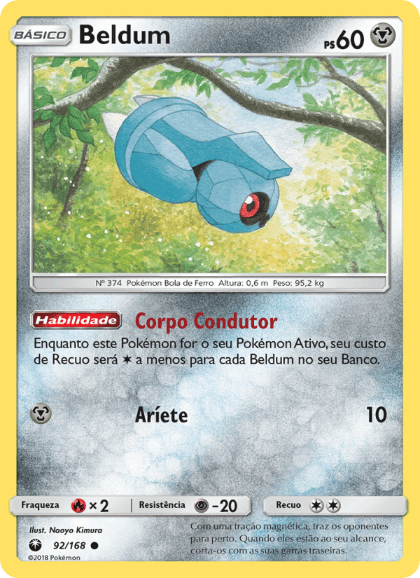 Beldum, carta 92 de Tempestade Celestial