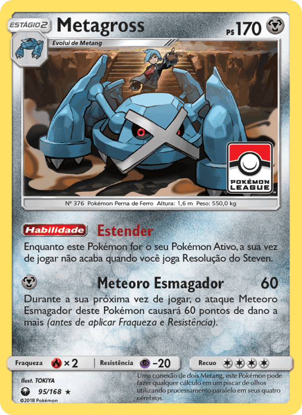 Metagross, carta 95 de Tempestade Celestial