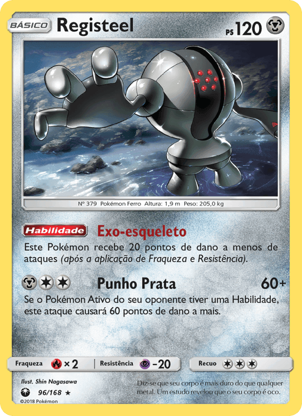 Registeel, carta 96 de Tempestade Celestial