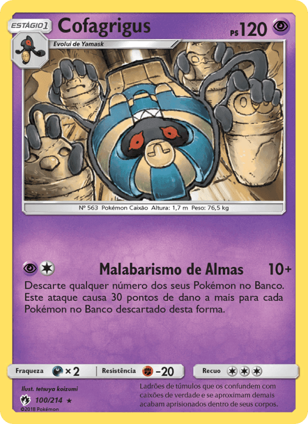 Cofagrigus, carta 100 de Trovões Perdidos