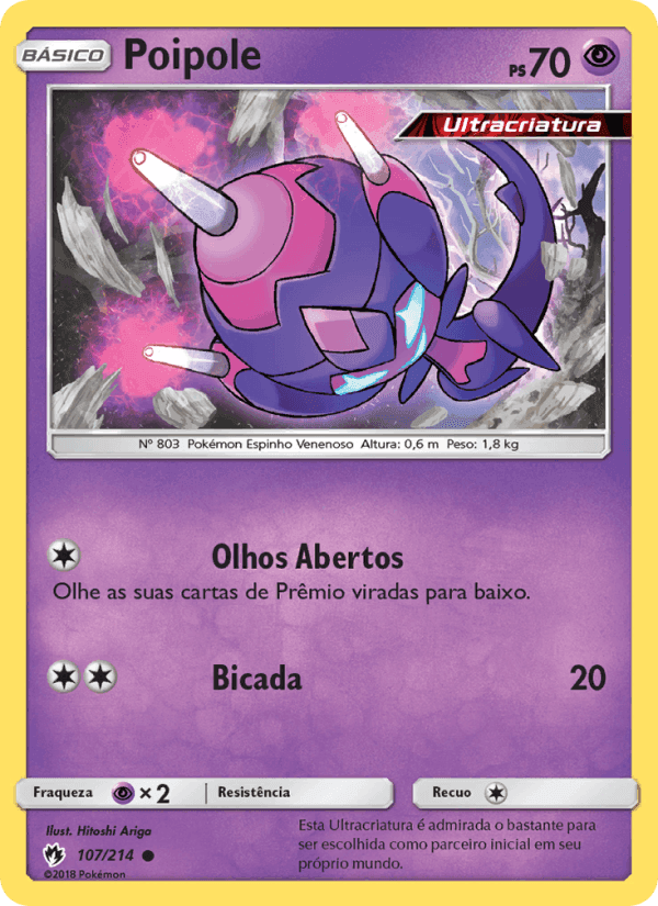 Poipole, card 107 from Trovões Perdidos