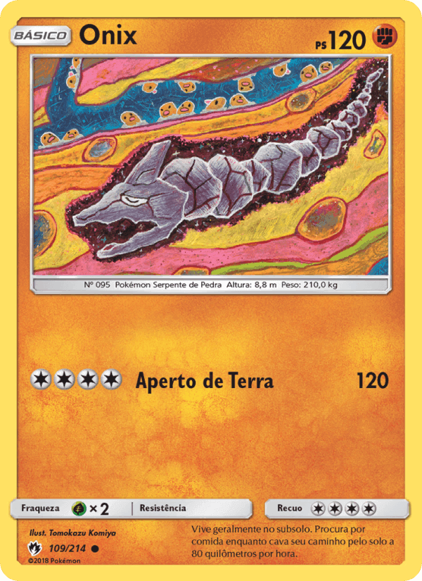 Onix, card 109 from Trovões Perdidos
