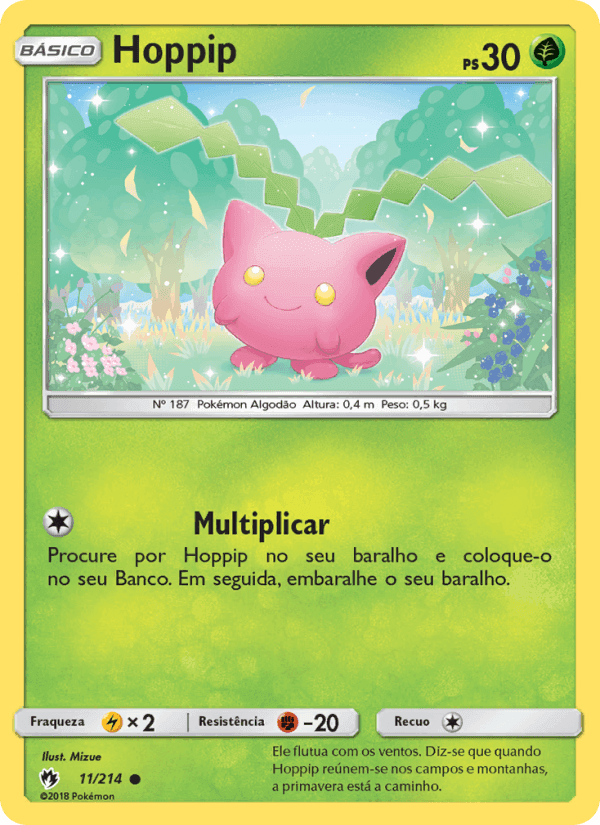 Hoppip, carta 11 de Trovões Perdidos