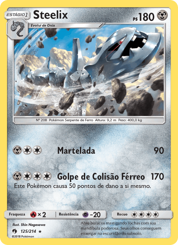 Steelix, carta 125 de Trovões Perdidos