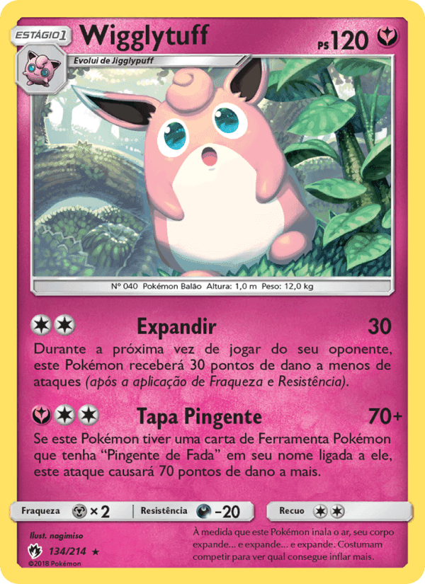 Wigglytuff, carta 134 de Trovões Perdidos