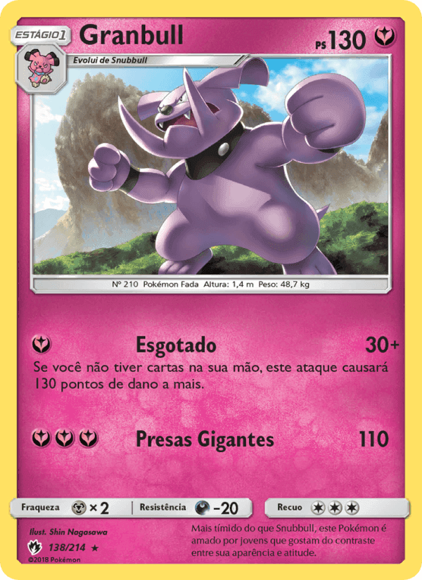 Granbull, carta 138 de Trovões Perdidos