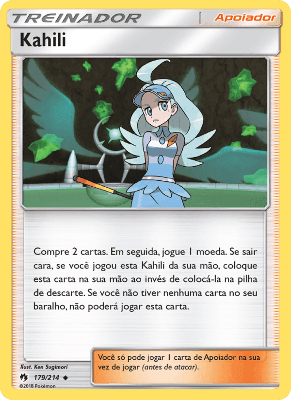 Kahili, carta 179 de Trovões Perdidos