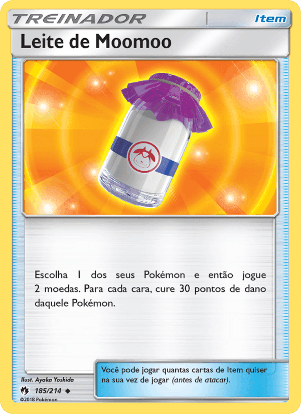 Leite de Moomoo, carta 185 de Trovões Perdidos