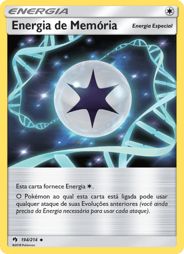 Energia de Memória, card 194 from Trovões Perdidos