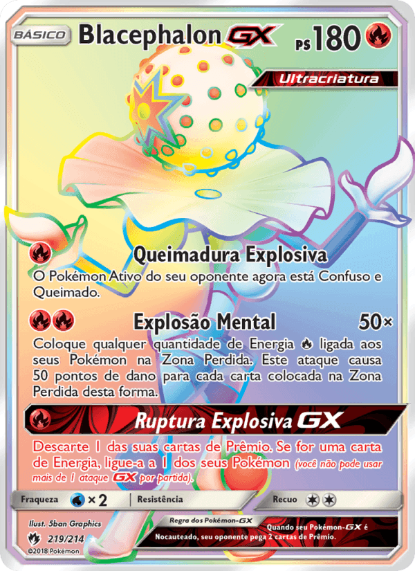 Blacephalon GX, carte 219 de Trovões Perdidos