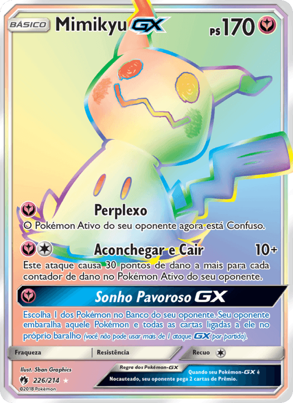 Mimikyu GX, carta 226 de Trovões Perdidos