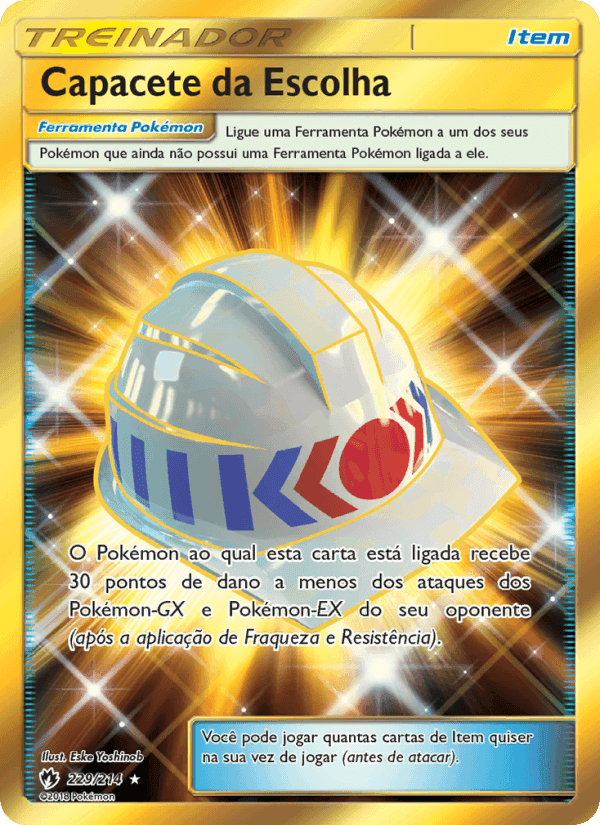 Capacete da Escolha, card 229 from Trovões Perdidos