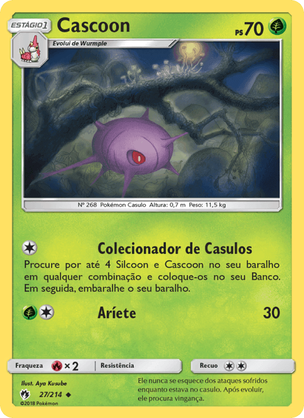 Cascoon, carta 27 de Trovões Perdidos