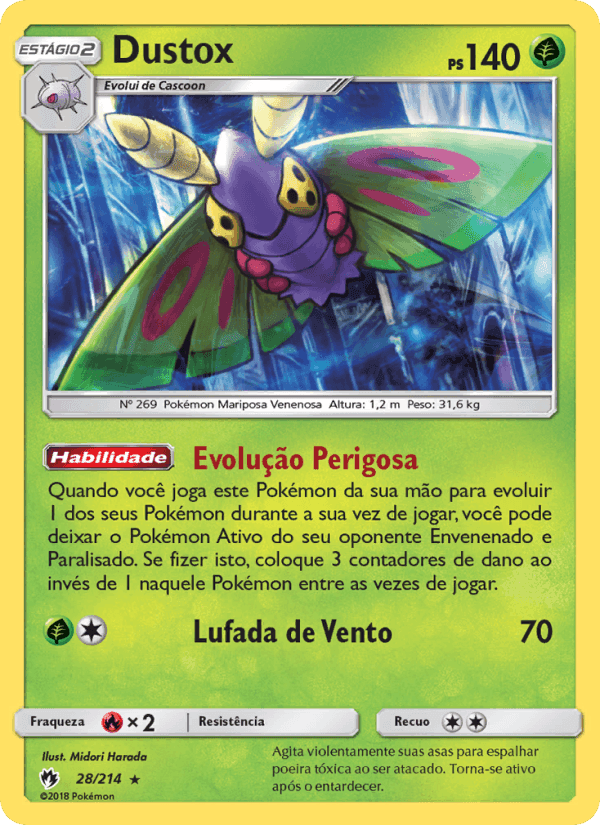 Dustox, carta 28 de Trovões Perdidos