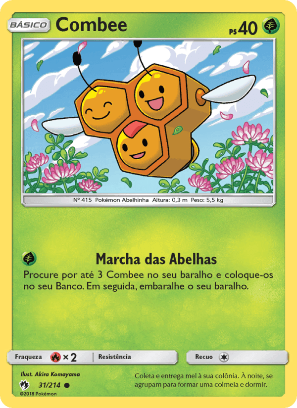 Combee, carta 31 de Trovões Perdidos