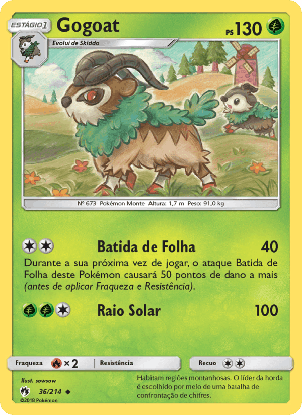 Gogoat, carta 36 de Trovões Perdidos