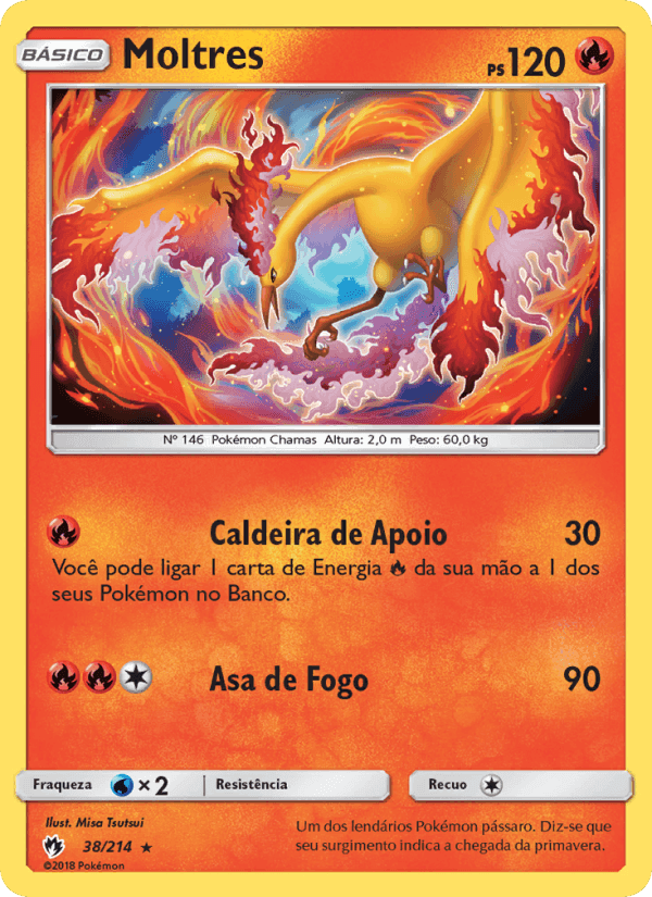 Trovões Perdidos の 38 番、Moltres