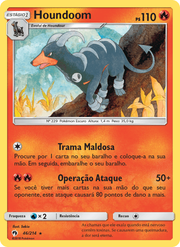 Trovões Perdidos の 46 番、Houndoom