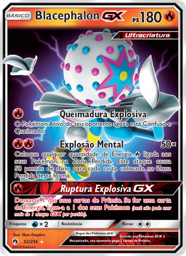 Blacephalon GX, carta 52 di Trovões Perdidos