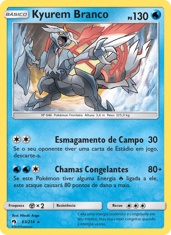 Kyurem Branco, carta 63 de Trovões Perdidos