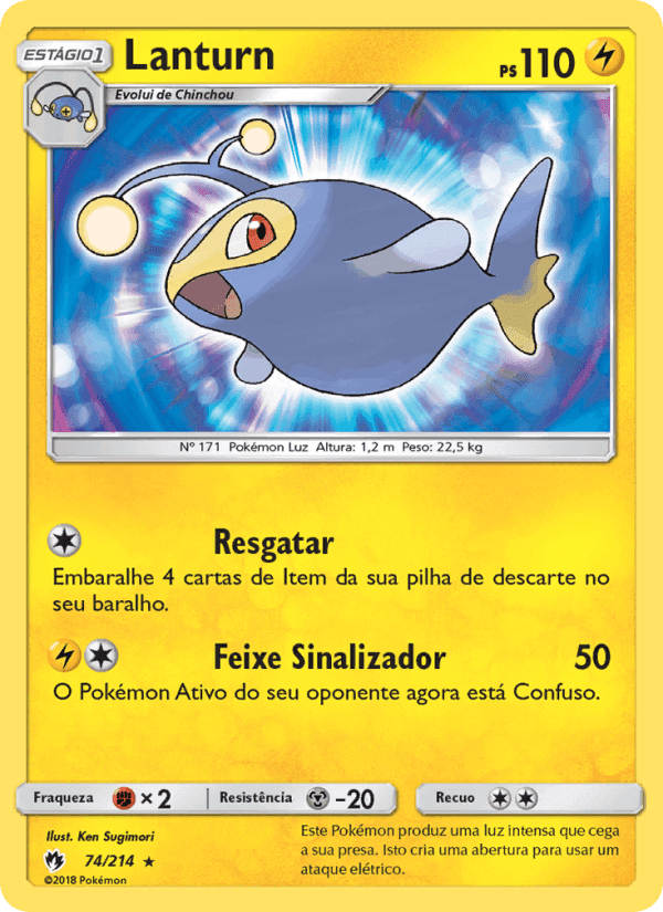 Lanturn, card 74 from Trovões Perdidos